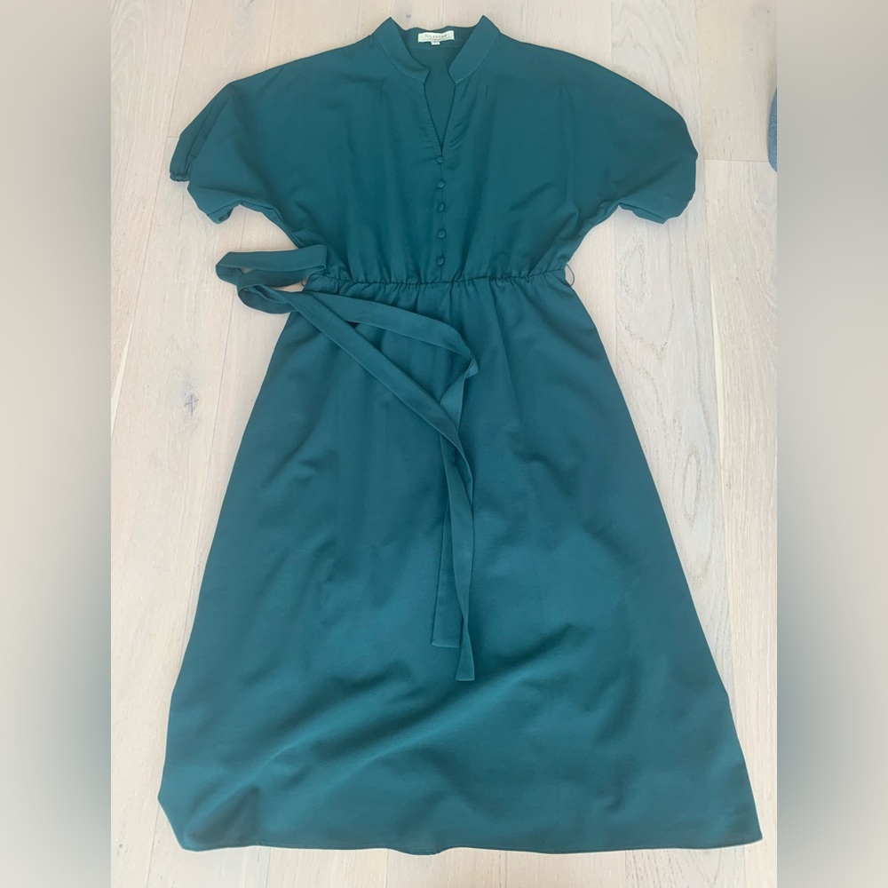 Vintage green midi dress